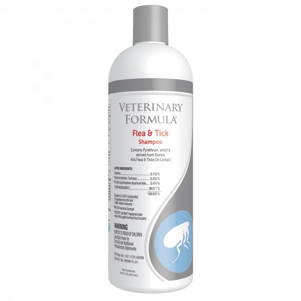 VFCC Leczniczy szampon przeciw pchłom i kleszczom 473 ml