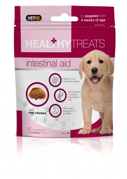 Vetiq Przysmaki dla szczeniąt wsparcie układu pokarmowego Healthy Treats Intestinal Aid For Puppies 50g