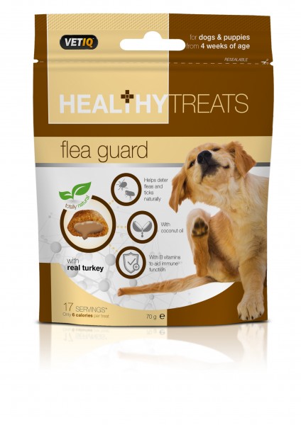 Vetiq Przysmaki  dla psów i szczeniąt zapobiegające inwazji pcheł Healthy Treats Flea Guard For Dogs & Puppies 70g 