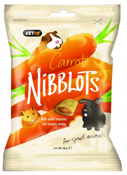 Vetiq Przysmaki dla gryzoni Marchew Nibblots For Small Animals Carrot 30g