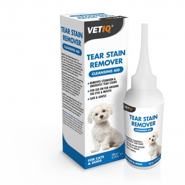 VetIQ Tear Stain Remover do usuwania przebarwień 100ml