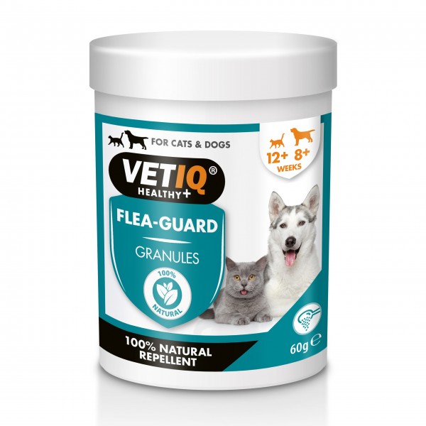 VetIQ Flea Guard® preparat na pchły i kleszcze 60g