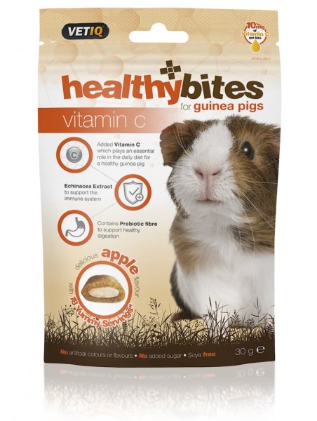 Vetiq Przysmaki z witaminą C dla świnek morskich Healthy Bites Vit C for guinea pigs 30g
