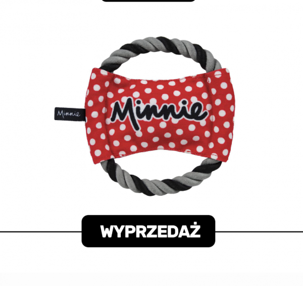 Szarpak sznur Minnie 15 cm - WYPRZEDAŻ -50%