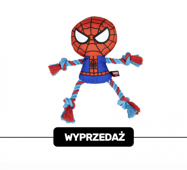 Zabawka ze sznurem Spiderman - WYPRZEDAŻ -50%