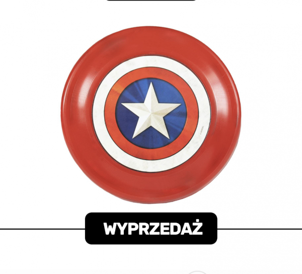 Frisbee Avengers Capitan America - WYPRZEDAŻ -50%