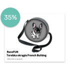 Torebka okrągła French Bulldog